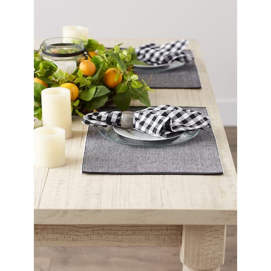 DII® 2-Tone Ribbed Placemats